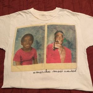 Tupac Shakur graphic T shirt